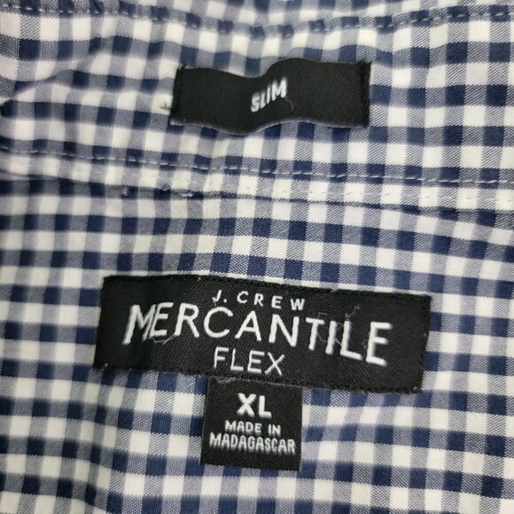 J Crew Shirt Men’s Mercantile Flex Casual Slim Fit Woven Button Down Shirt - XL - Picture 16 of 16